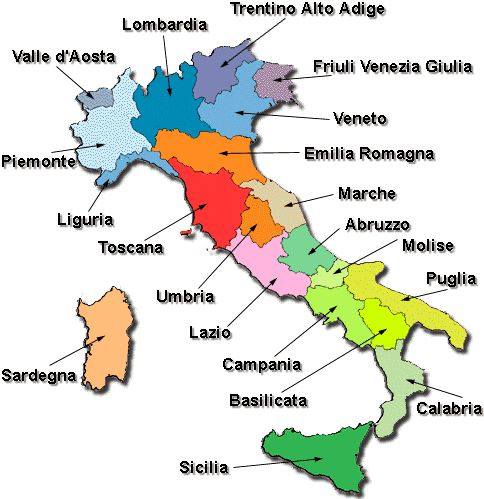 road distances in Italy