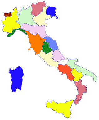 map of italy